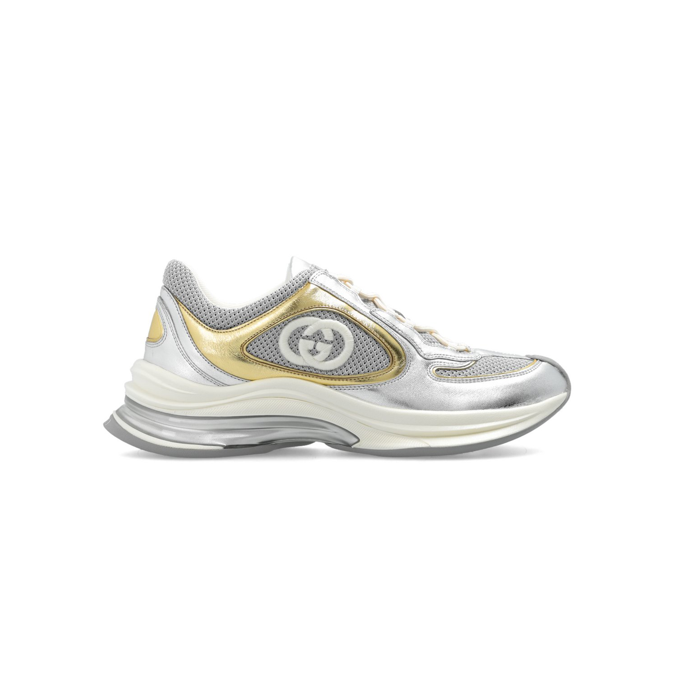 G*u*i panelled lace-up sneakers 746939